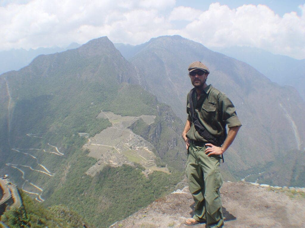 Overlooking Machu Picchu, Peru